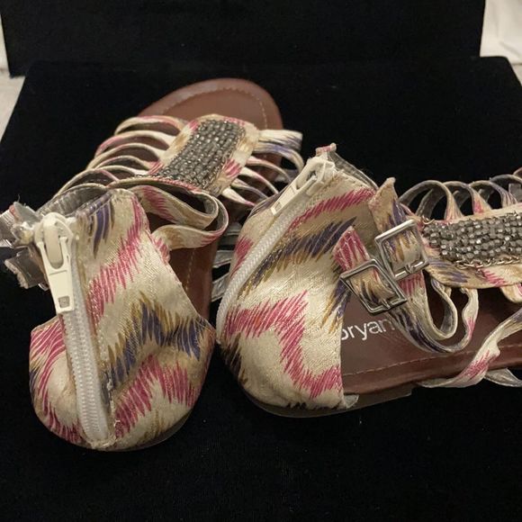 Lane Bryant zip heeled sandals size 9W - Picture 5 of 5